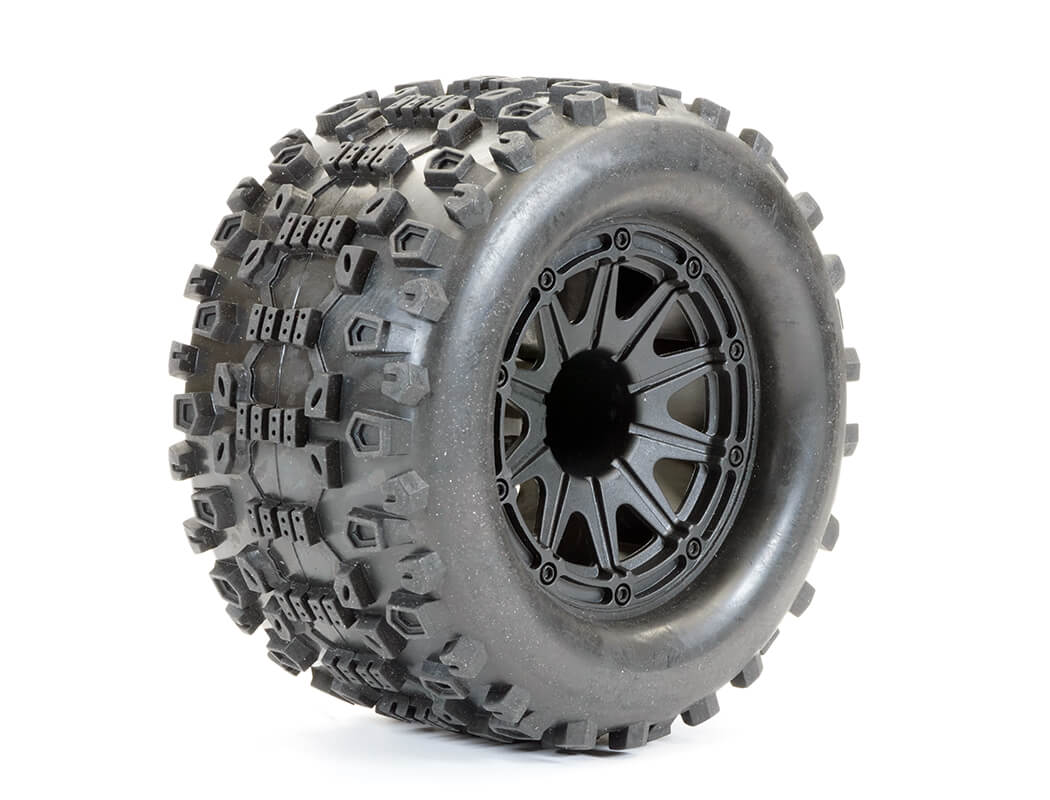 FTX RAMRAIDER GLUED TYRE & WHEEL SET (2PCS)