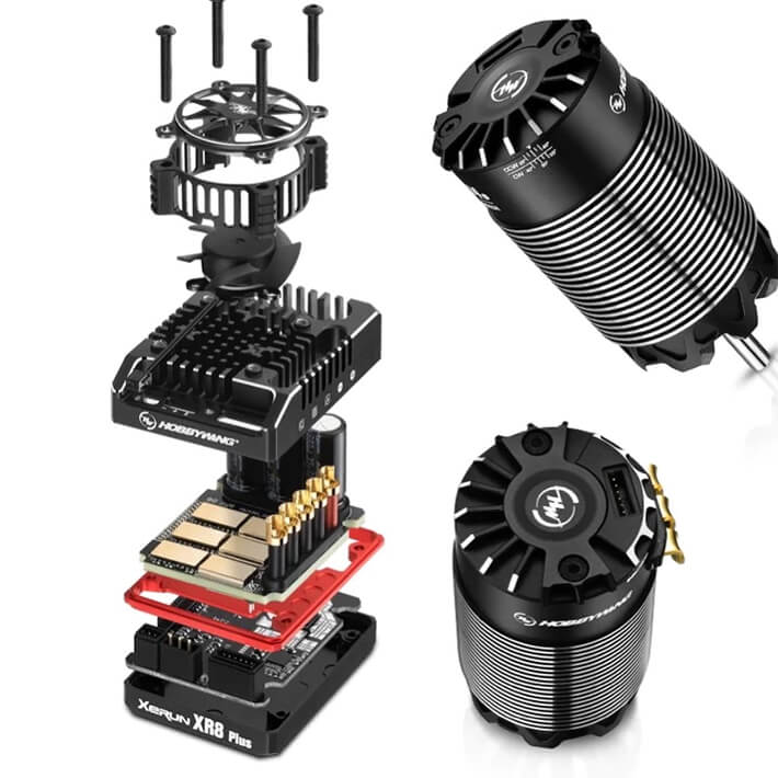 HOBBYWING COMBO A XR8 PLUS G2S ESC & 4268 G3 ON 2000KV MOTOR