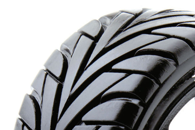 FASTRAX 1/8 TRUGGY EAGLE MTD ON 5-SPOKE BLACK 0 OFFSET(PR)