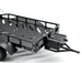 FASTRAX DUAL-AXLE TRAILER W/RAMPS & LEDS (MED 1/12-1/18) - BLACK