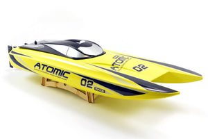 VOLANTEX RACENT ATOMIC 70CM EU B/LESS RACEBOAT RTR COMBO(YEL) (EUROPEAN PLUG)