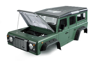 FASTRAX 1/10 RANGER XL HARDBODY & INTERIOR SET 313MM - GREEN