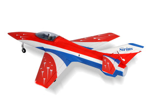 XFLY 80MM SIRIUS EDF SPORT JET 1100MM WINGSPAN WITHOUT TX/RX/BATT