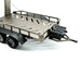 FASTRAX DUAL-AXLE TRAILER W/RAMPS & LEDS (MED 1/12-1/18) - TITANIUM
