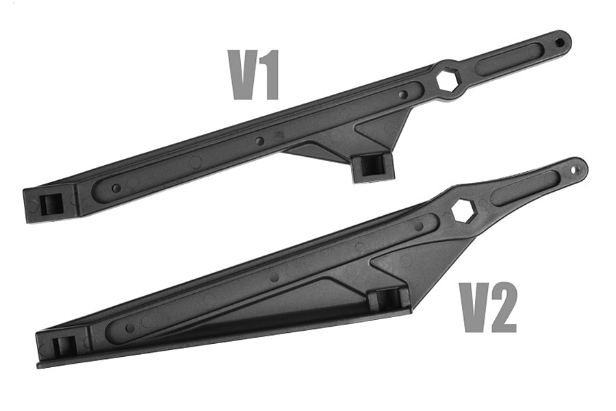 CORALLY CHASSIS BRACE V2 REAR COMPOSITE 1 PC