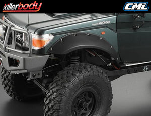 KILLERBODY LC70 FRONT WHEEL ARCHES (4.53/4.72" TYRE) FOR KB48601