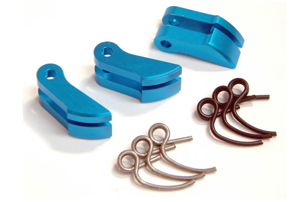 FASTRAX BLUE ALU. LIGHTWEIGHT CLUTCH SHOE (INC 1.0 & 1.1MM SPRINGS)