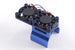 FASTRAX BLUE ALUMINIUM TWIN FAN MOTOR HEATSINK UNIT