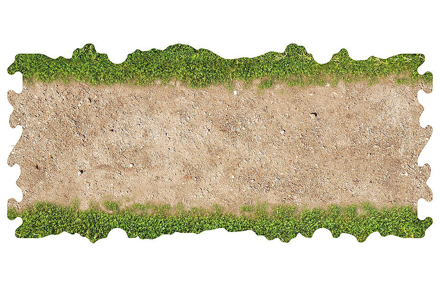 CRAWLER PARK 2 X DIRT AND GRASS STRAIGHTS FOR 1/24 RC CRAWLER PARK