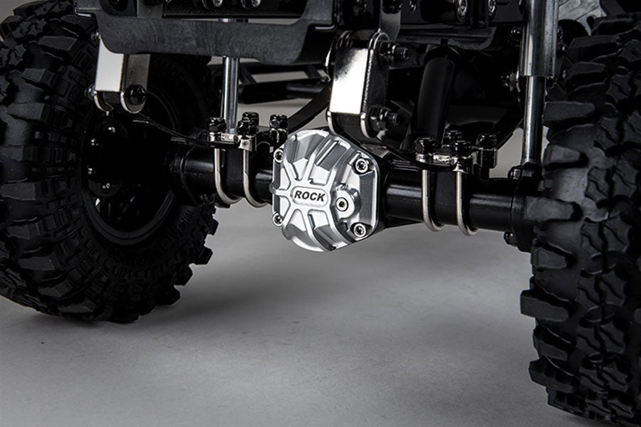 GMADE 3D MACHINED DIFFERENTIAL COVER (SILVER) GS01 AXLE