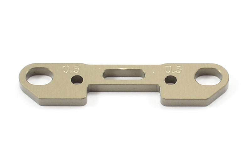 HOBAO HYPER VS/2 CNC ALU REAR LOWER ARM HOLDER 0.5 DEG. RR.