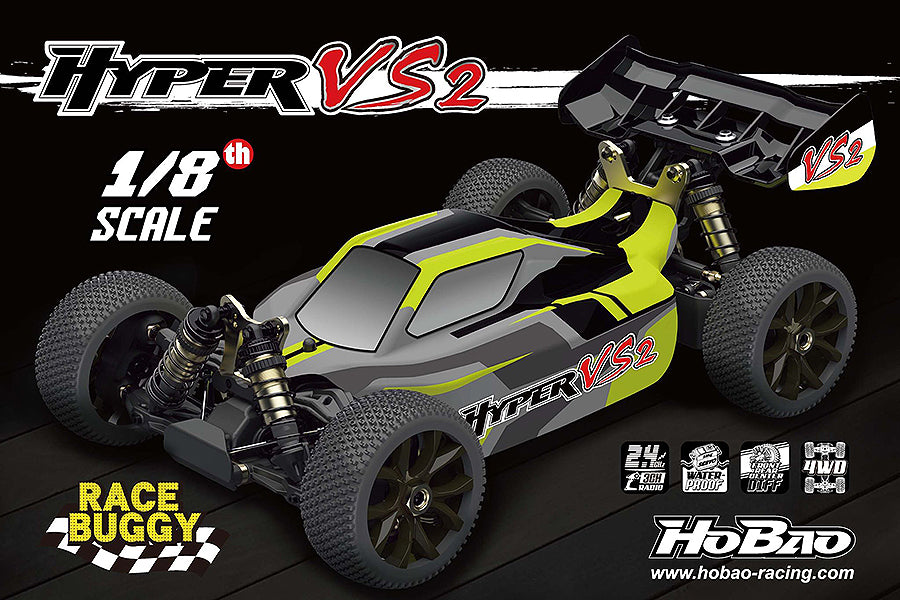 HOBAO HYPER VS2 1/8 RTR BUGGY W/100A ESC,18KG SERVO,2.4G