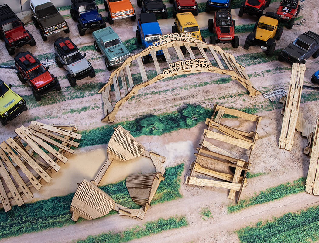 CRAWLER PARK WELCOME KIT 1/18 & 1/24 - 5 OBSTACLES