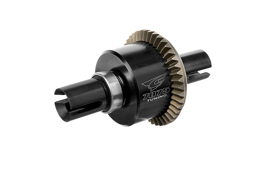 CORALLY XTREME DIFF CASE 30MM ALUMINIUM 7075 HARD ANODISED BLACK FRONT/REAR