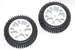 FTX VANTAGE FRONT BUGGY TYRE MOUNTED ON WHEELS (PR) - WHITE