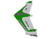 XFLY EAGLE 40MM EDF FLYING WING WITHOUT TX/RX/BATTERY WITH GYRO - GREEN