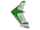 XFLY EAGLE 40MM EDF FLYING WING WITHOUT TX/RX/BATTERY WITH GYRO - GREEN