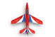 XFLY 80MM SIRIUS EDF SPORT JET 1100MM WINGSPAN WITHOUT TX/RX/BATT