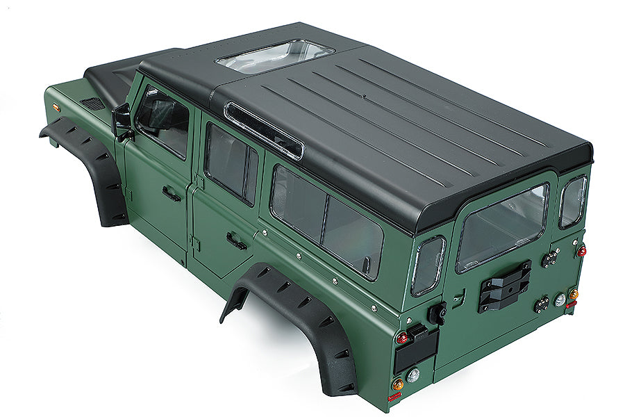 FASTRAX 1/10 RANGER XL HARDBODY & INTERIOR SET 313MM - GREEN