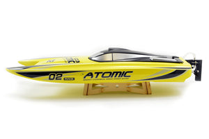 VOLANTEX RACENT ATOMIC 70CM EU B/LESS RACEBOAT RTR COMBO(YEL) (EUROPEAN PLUG)