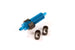 FASTRAX 1/8TH EXHAUST GAS COOLER BLUE W/MOUNTS