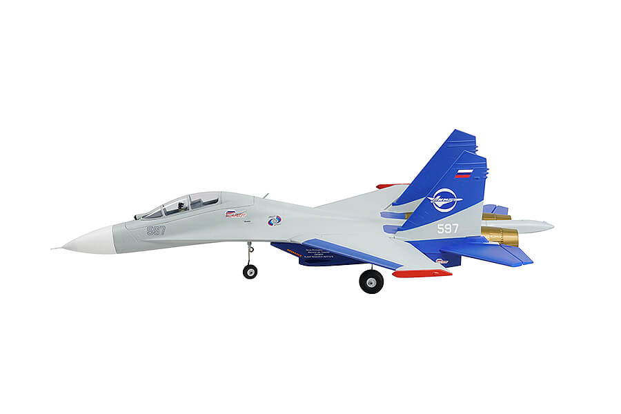 XFLY TWIN 50MM SU-27 EDF 750MM JET W/O TX/RX/BATT - GREY