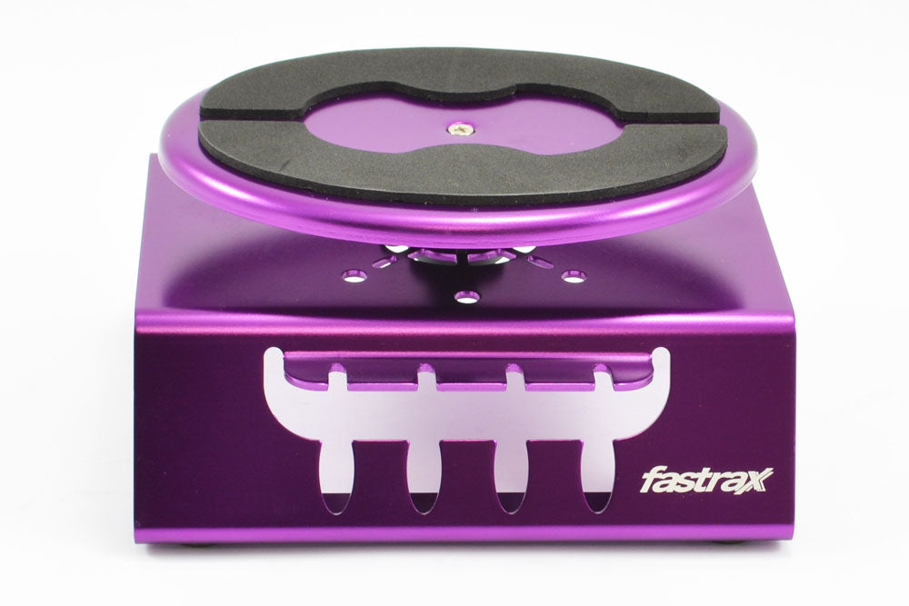 FASTRAX PURPLE ALUM LOCKING ROTATING CAR MAINTENANCE STAND W/MAGNET