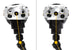 GMADE ALUMINUM C-HUB CARRIER (2) FOR GS01 AXLE