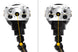 GMADE ALUMINUM C-HUB CARRIER (2) FOR GS01 AXLE