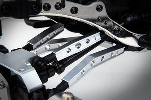 GMADE GS01 MACHINED M3 78MM BENT LOWER LINK (SILVER) PR