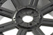 FASTRAX 1/8 ROCK BLOCK MOUNTED ON 8-SPOKE BLACK (PR)