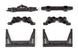 ASSOCIATED CR12 SHOCK TOWERS & BUMPER MOUNTS