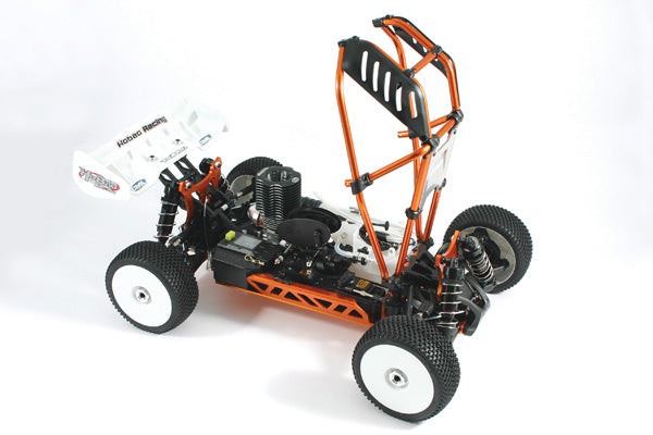 HOBAO HYPER CAGE BUGGY RTR W/MACH*28 ENGINE - ORANGE