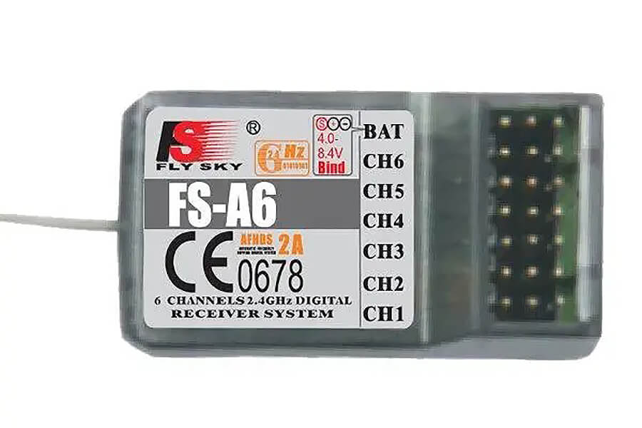 FLYSKY FS-I4X 4CH 2.4GHZ RADIO SYSTEM W/A6 RECEIVER MODE 2