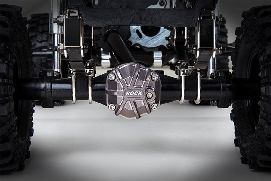 GMADE 3D MACHINED DIFFERENTIAL COVER (TI. GREY) GS01 AXLE