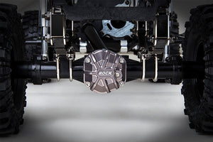 GMADE 3D MACHINED DIFFERENTIAL COVER (TI. GREY) GS01 AXLE