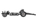 HOBAO HYPER EX10 1/10 2WD DRAG CAR PRO ARR W/O BODY,ELECTRICS
