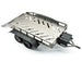 FASTRAX DUAL-AXLE TRAILER W/RAMPS & LEDS (MED 1/12-1/18) - TITANIUM
