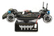 FASTRAX BLACK ALUM LOCKING ROTATING CAR MAINTENANCE STAND W/MAGNET
