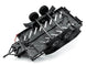 FASTRAX DUAL-AXLE TRAILER W/RAMPS & LEDS (MED 1/12-1/18) - BLACK