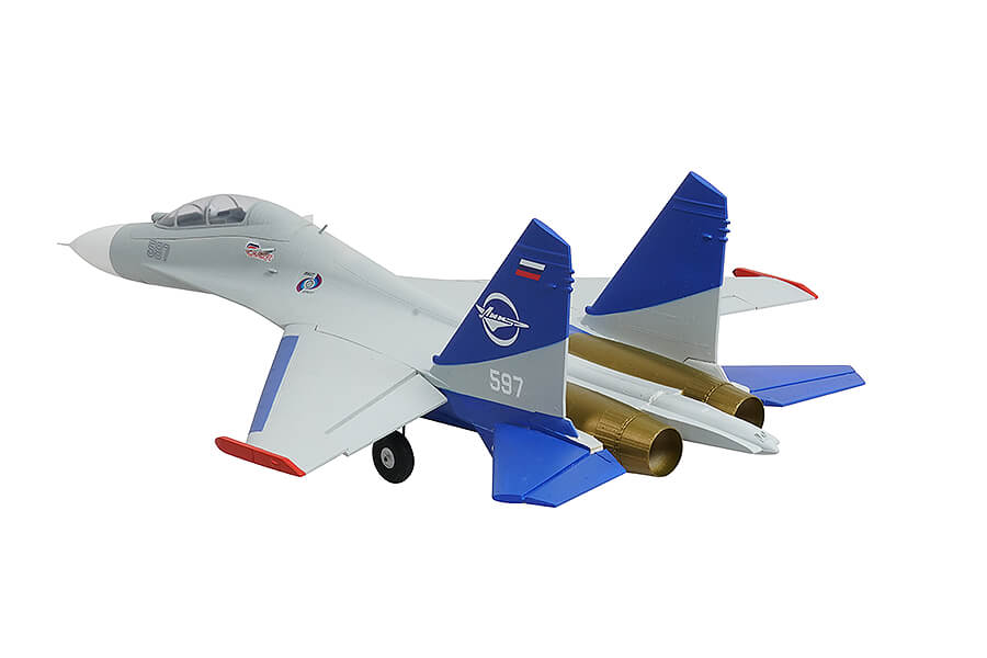 XFLY TWIN 50MM SU-27 EDF 750MM JET W/O TX/RX/BATT - GREY