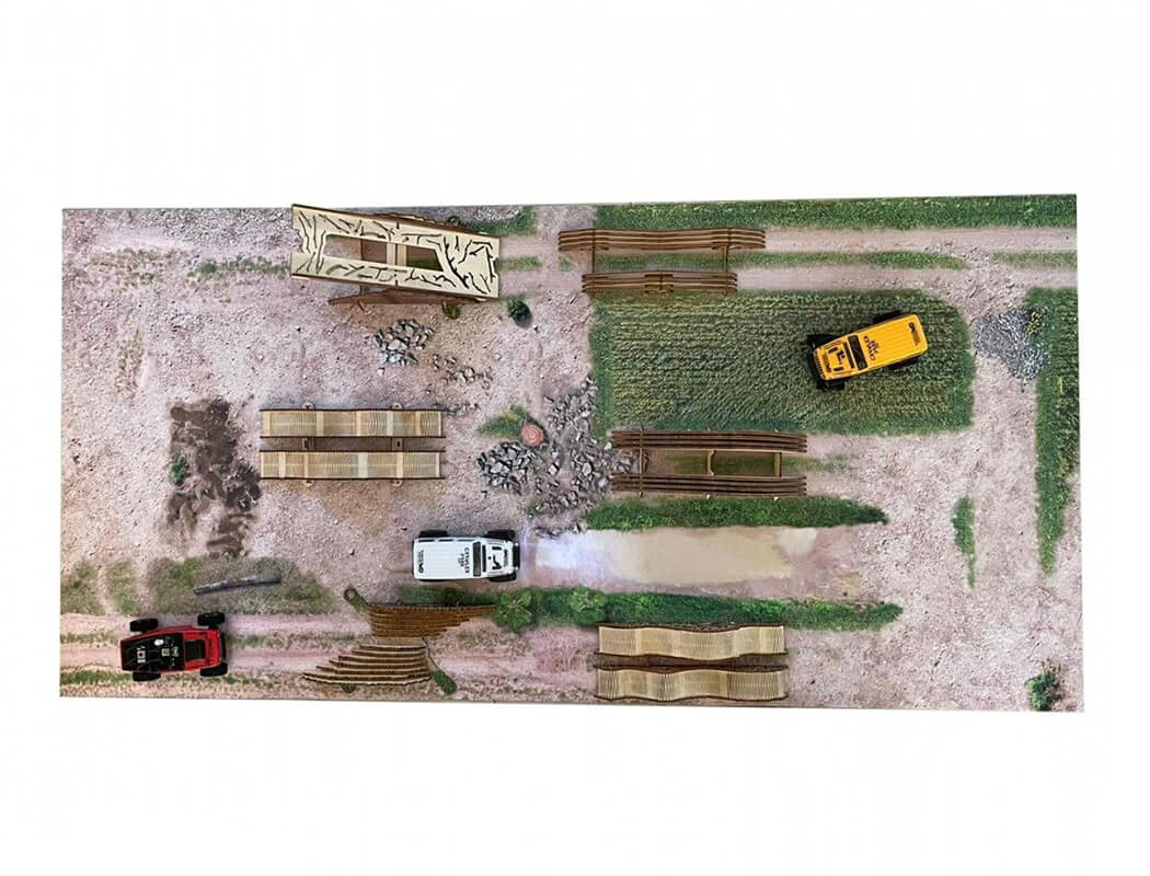 CRAWLER PARK CARPET CIRCUIT OF 79X28INCH 1/24 RC CRAWLER PARK
