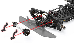 CORALLY SSX823 CAR KIT CHASSIS KIT ONLY, NO ELEC /BODY/TYRES