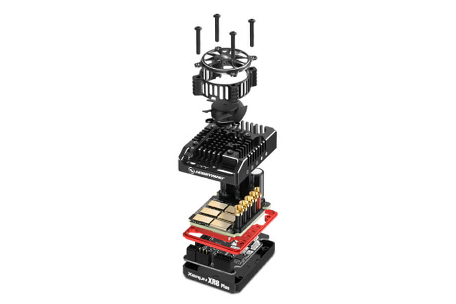 HOBBYWING XERUN XR8 PLUS G2S BRUSHLESS SPEED CONTROL - BLACK