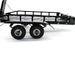 FASTRAX DUAL-AXLE TRAILER W/RAMPS & LEDS (MED 1/12-1/18) - BLACK