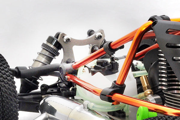 HOBAO HYPER CAGE BUGGY RTR W/MACH*28 ENGINE - ORANGE