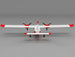 XFLY P68 TWIN 850MM WINGSPAN WITHOUT TX/RX/BATTERY - RED