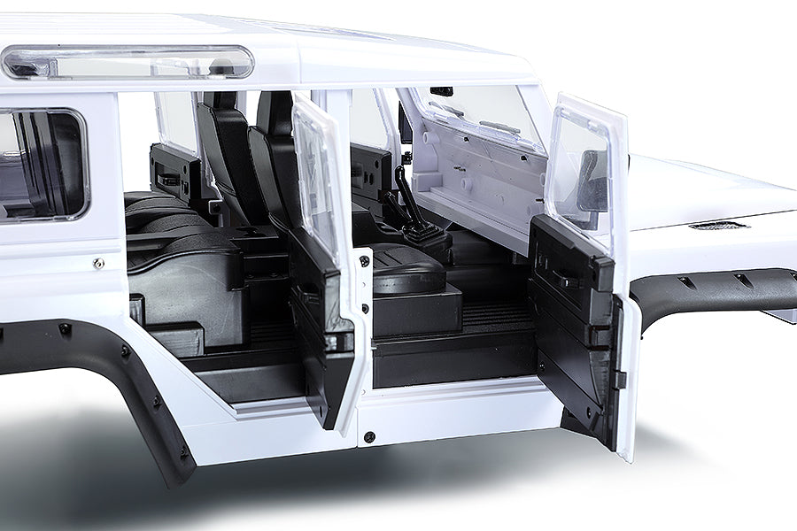 FASTRAX 1/10 RANGER XL HARDBODY & INTERIOR SET 313MM - WHITE
