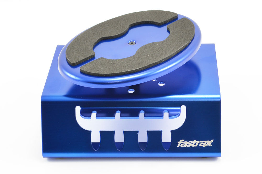 FASTRAX BLUE ALUM LOCKING ROTATING CAR MAINTENANCE STAND W/MAGNET
