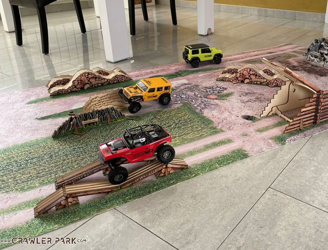 CRAWLER PARK CARPET CIRCUIT OF 79X28INCH 1/24 RC CRAWLER PARK